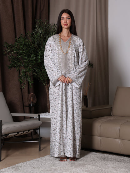 Cream Blossom Kaftan