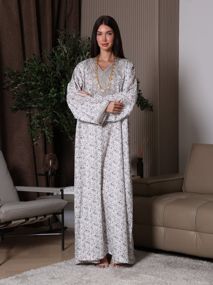 Cream Blossom Kaftan