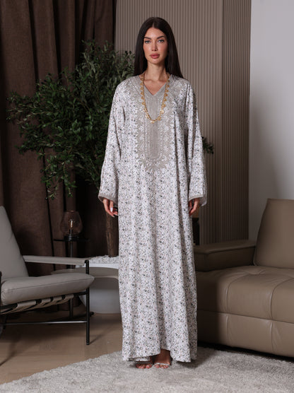 Cream Blossom Kaftan
