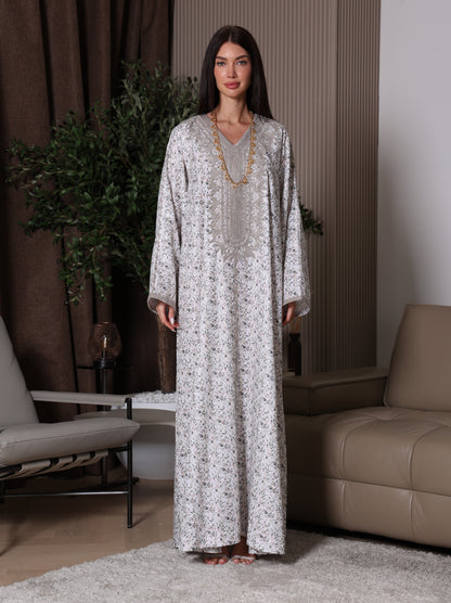 Cream Blossom Kaftan