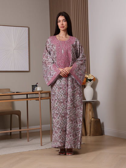 Amethyst Ikat Kaftan