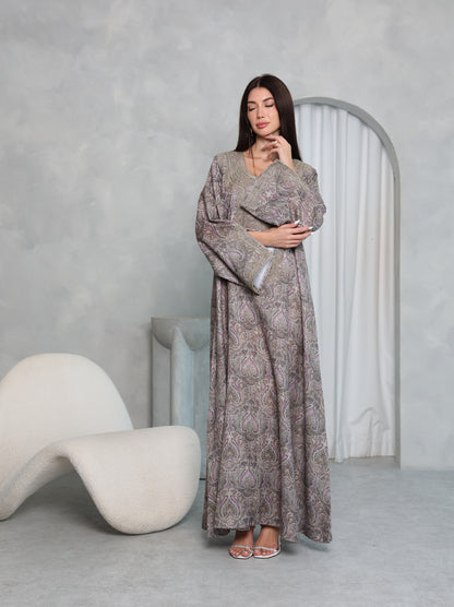 Mauve Paisley Kaftan