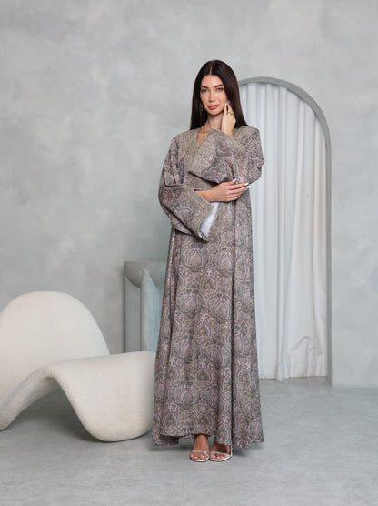 Mauve Paisley Kaftan