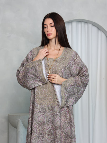 Mauve Paisley Kaftan