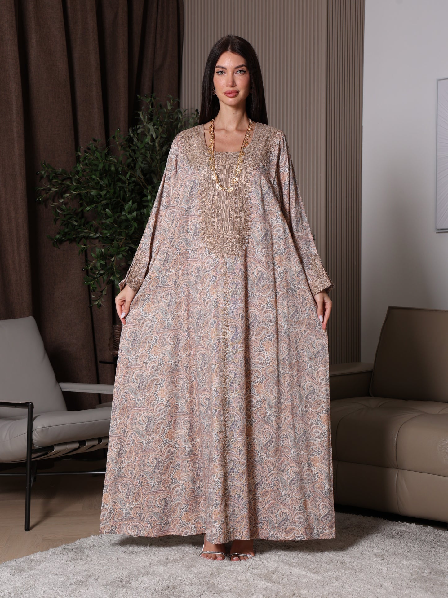 Sandstone Paisley Kaftan