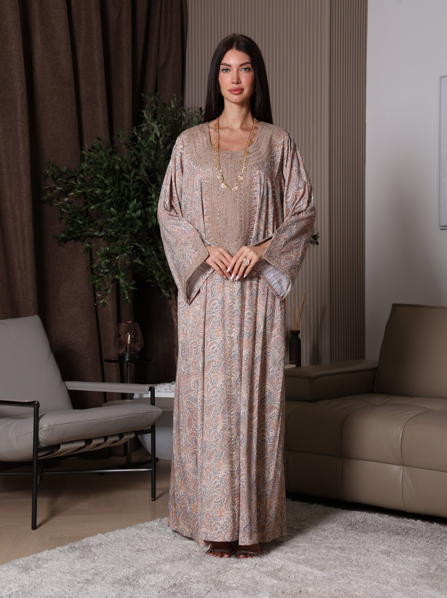 Sandstone Paisley Kaftan