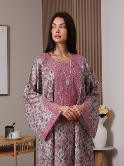 Amethyst Ikat Kaftan