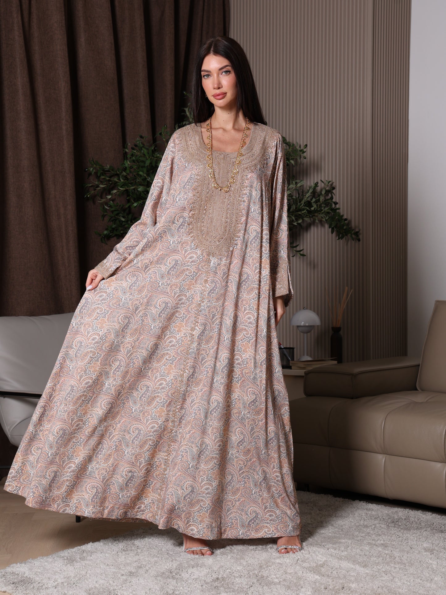 Sandstone Paisley Kaftan
