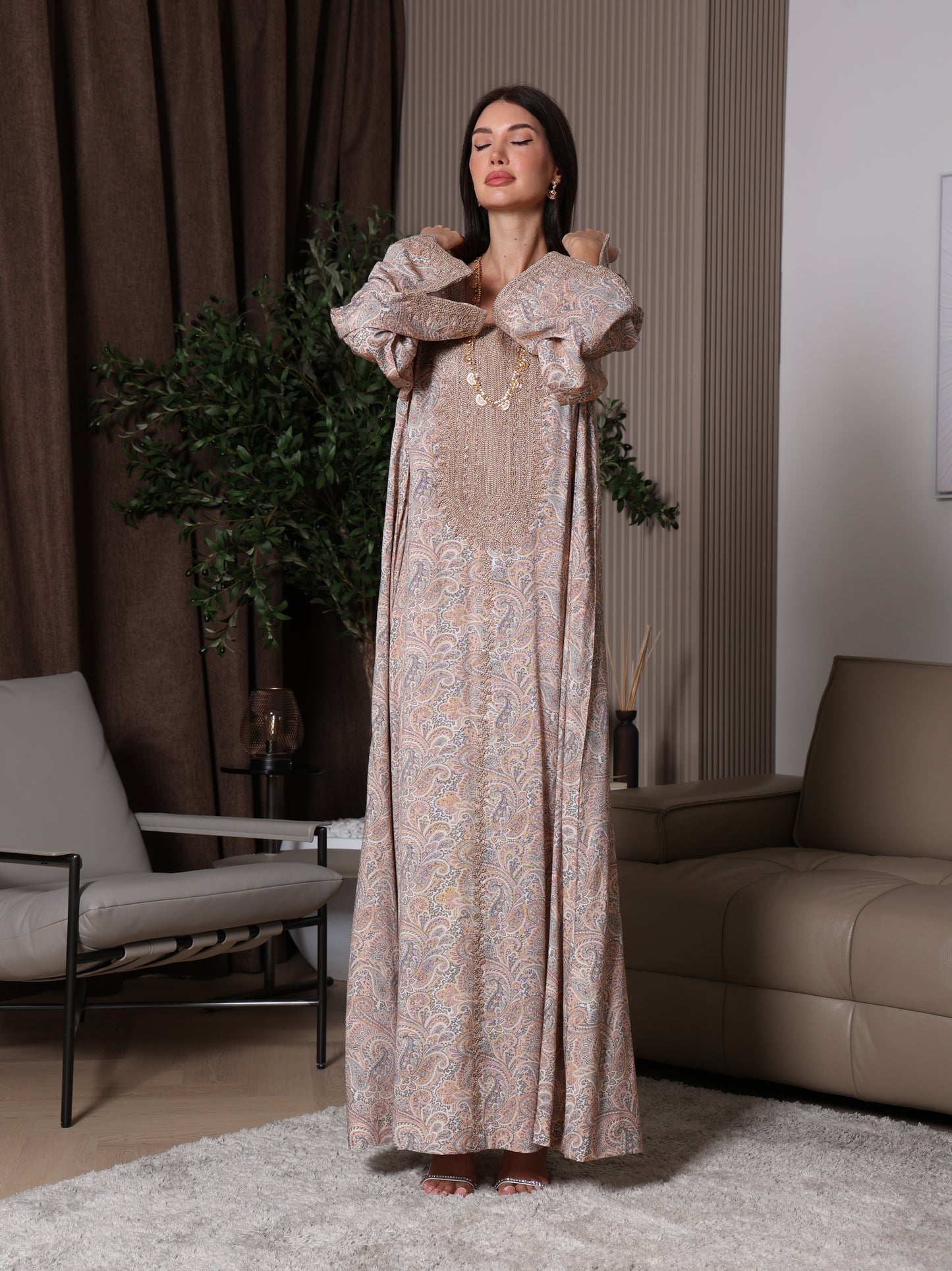 Sandstone Paisley Kaftan