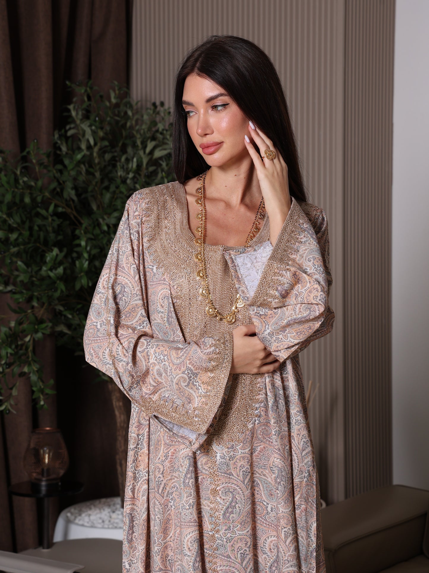Sandstone Paisley Kaftan
