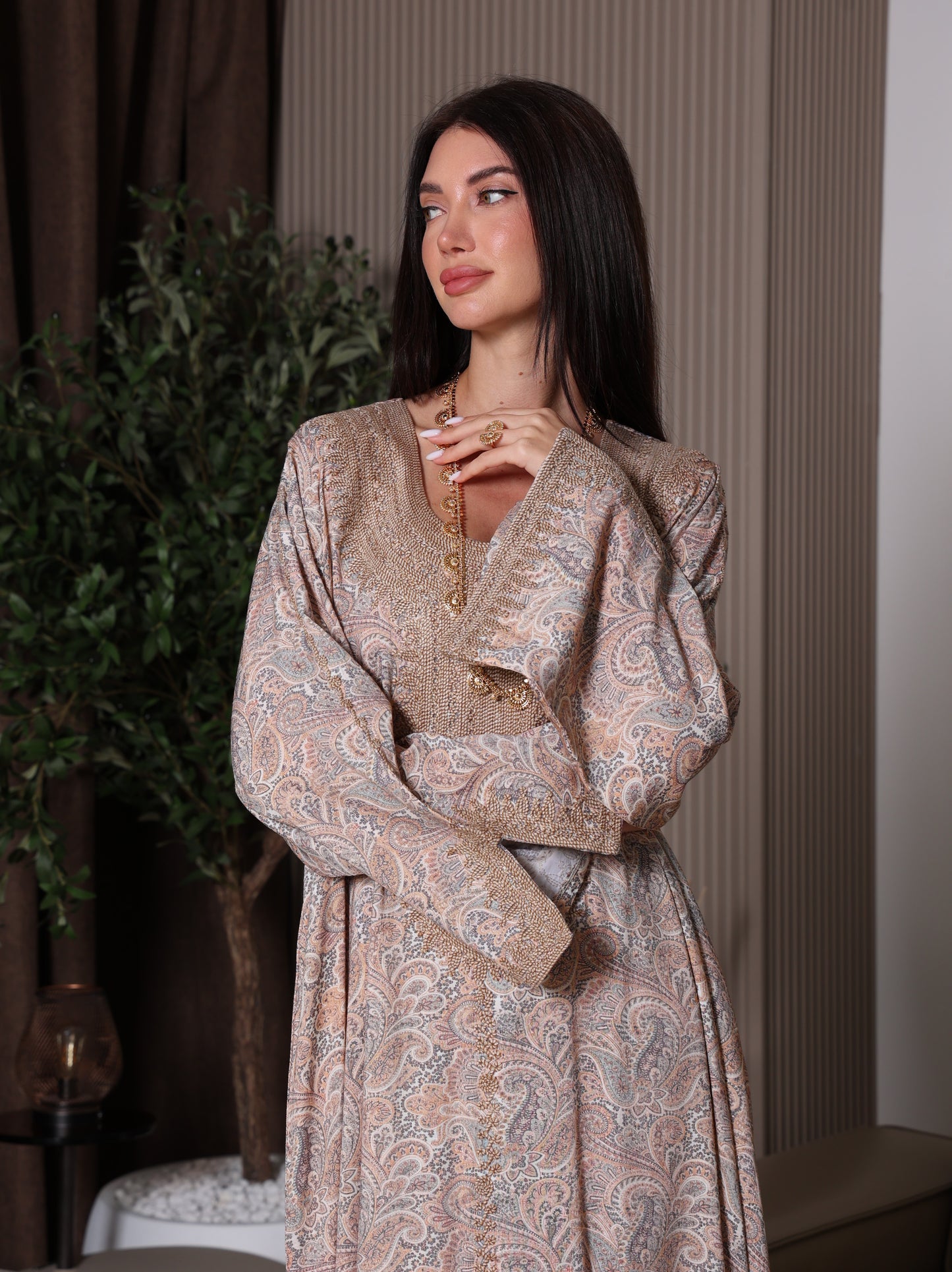 Sandstone Paisley Kaftan