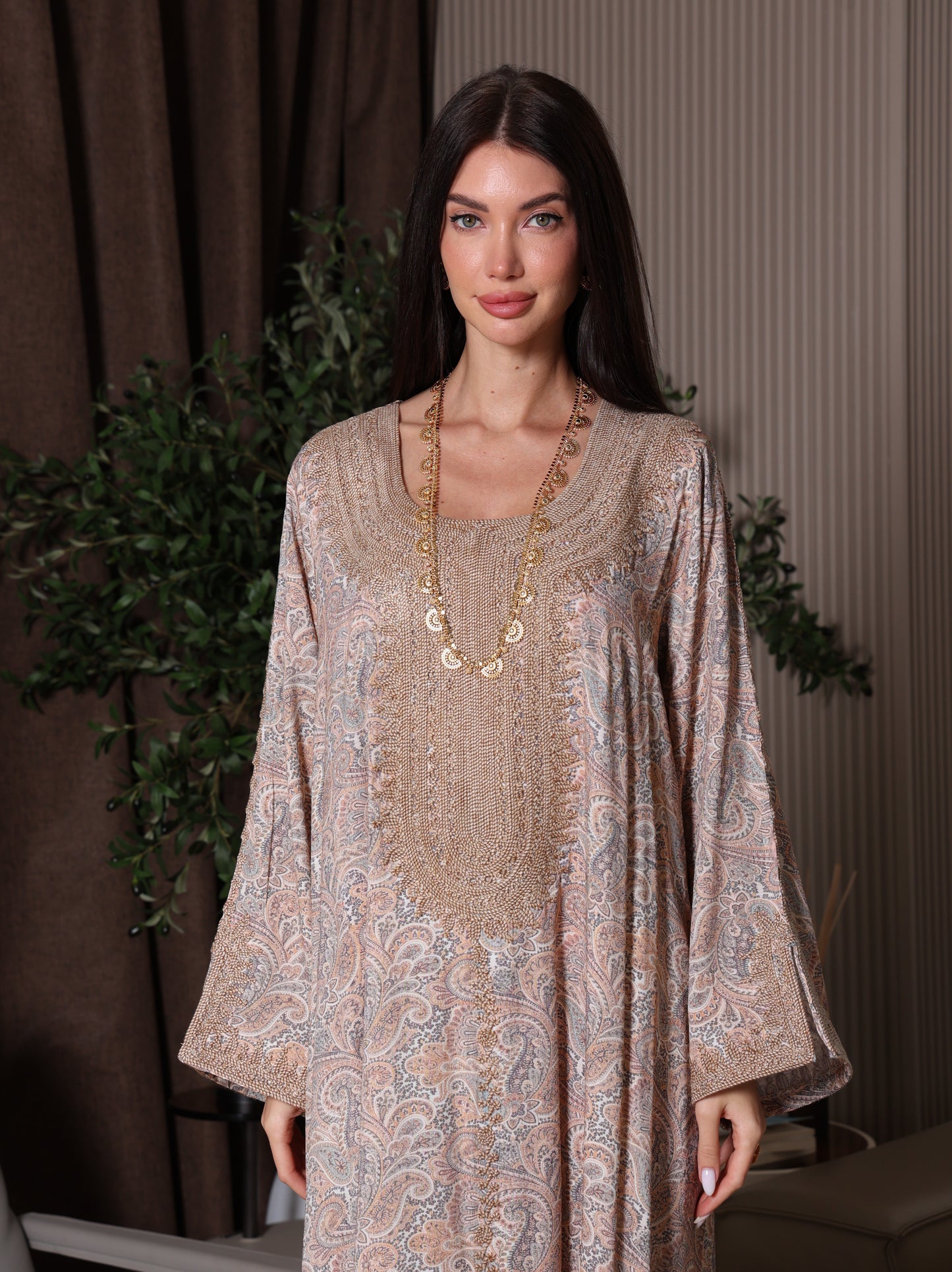 Sandstone Paisley Kaftan