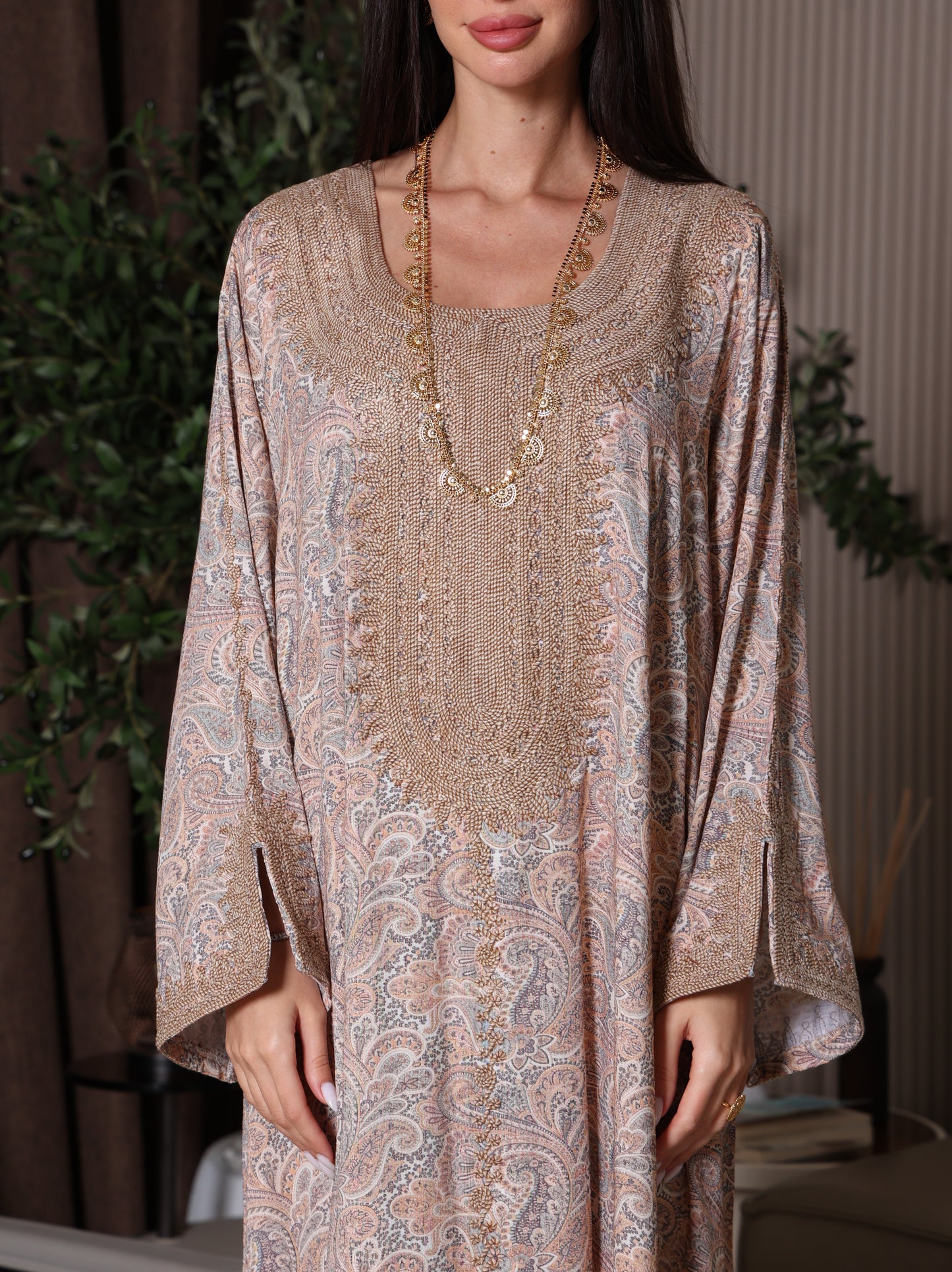 Sandstone Paisley Kaftan