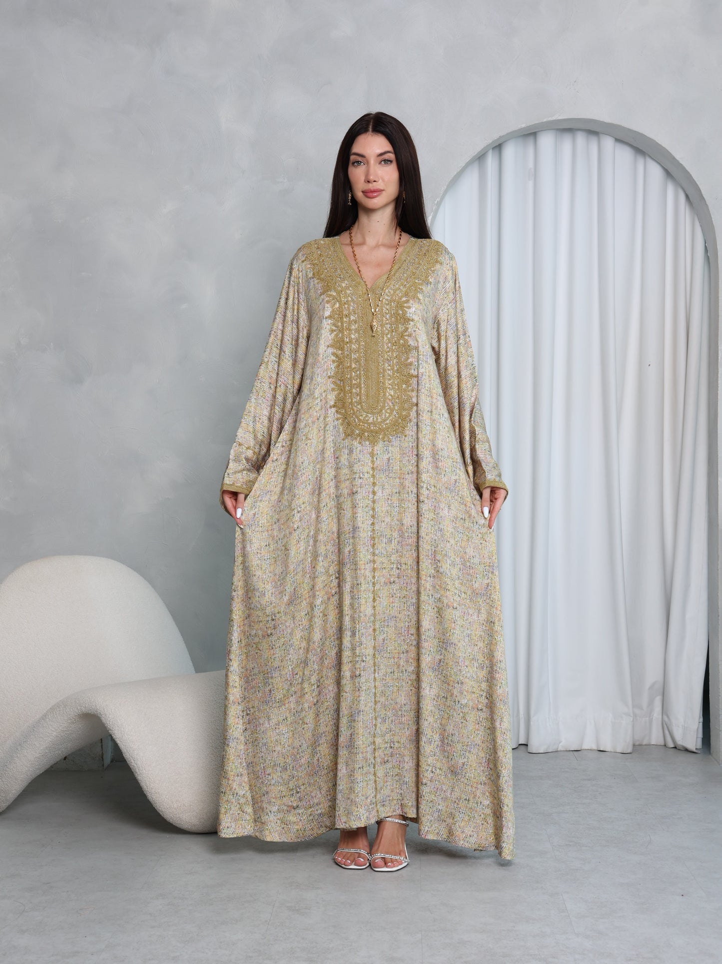 Gilded Sand Kaftan