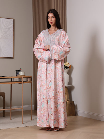 Silver Petals Kaftan