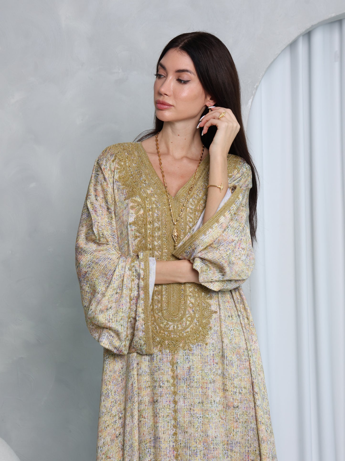 Gilded Sand Kaftan