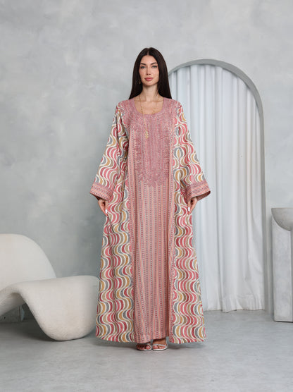 Blush Wave Kaftan
