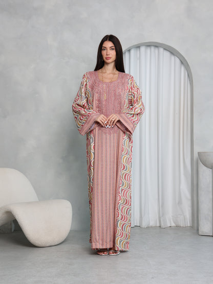 Blush Wave Kaftan