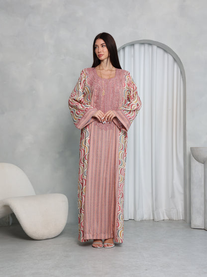 Blush Wave Kaftan