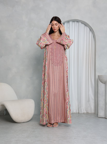 Blush Wave Kaftan