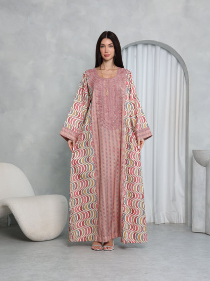 Blush Wave Kaftan