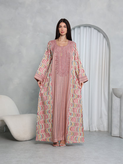 Blush Wave Kaftan