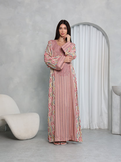 Blush Wave Kaftan