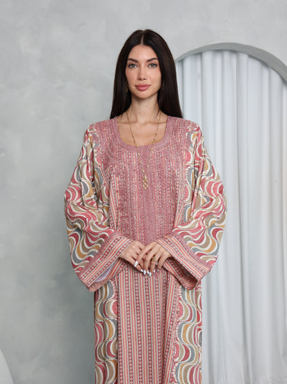 Blush Wave Kaftan