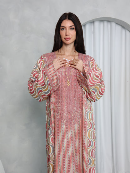 Blush Wave Kaftan
