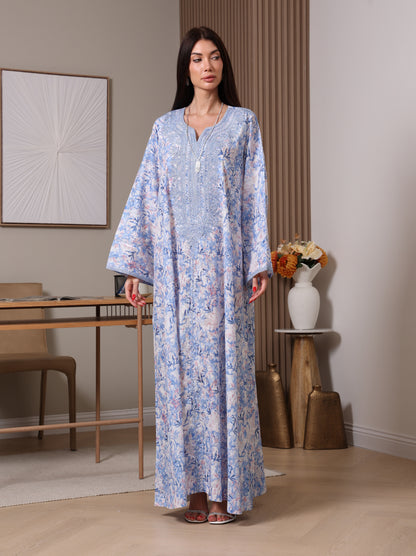 Cerulean Breeze Kaftan