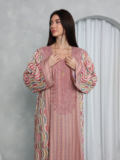 Blush Wave Kaftan