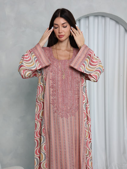 Blush Wave Kaftan