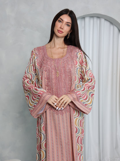 Blush Wave Kaftan