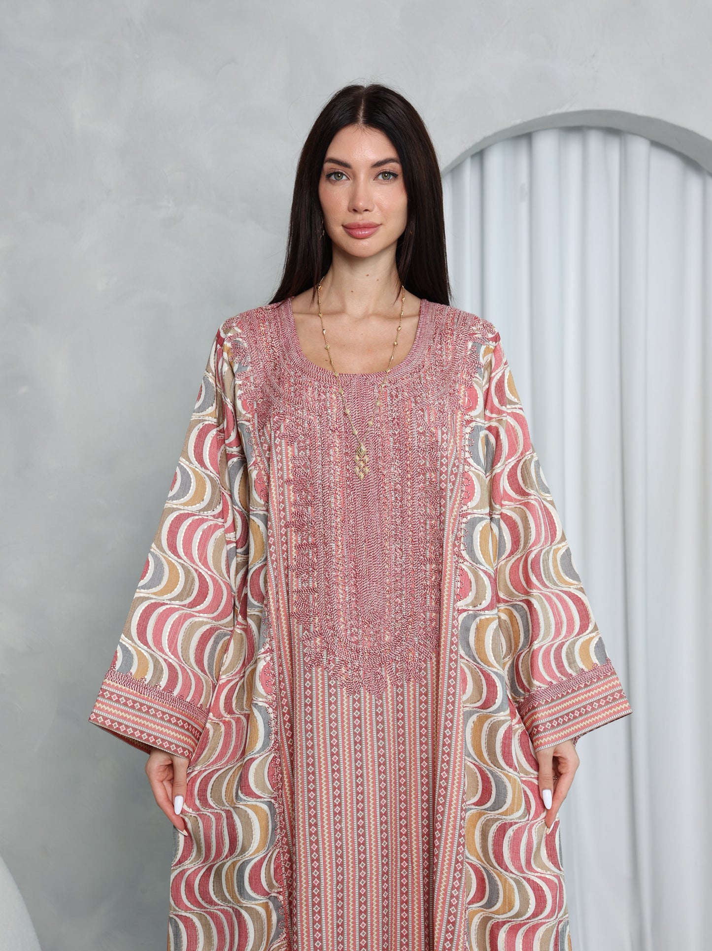Blush Wave Kaftan