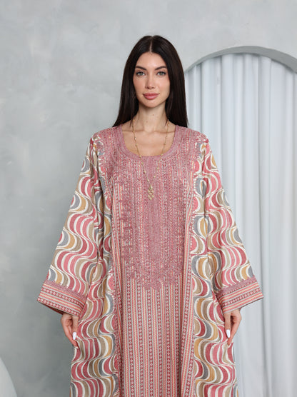 Blush Wave Kaftan