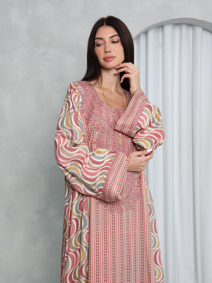 Blush Wave Kaftan