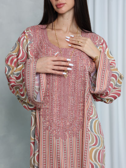 Blush Wave Kaftan