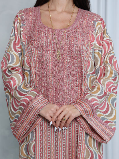 Blush Wave Kaftan