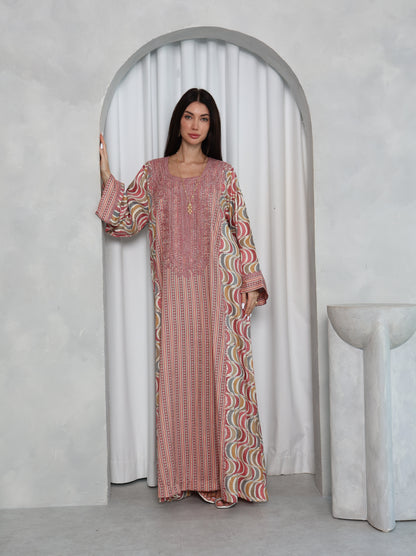 Blush Wave Kaftan