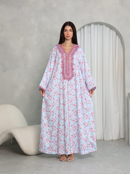 Sky Blossom Kaftan