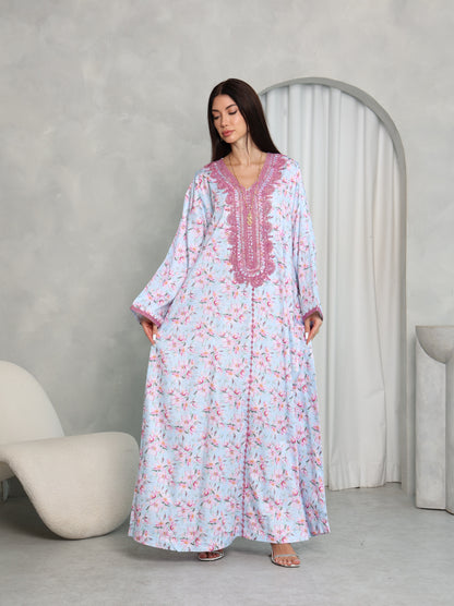 Sky Blossom Kaftan