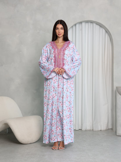 Sky Blossom Kaftan