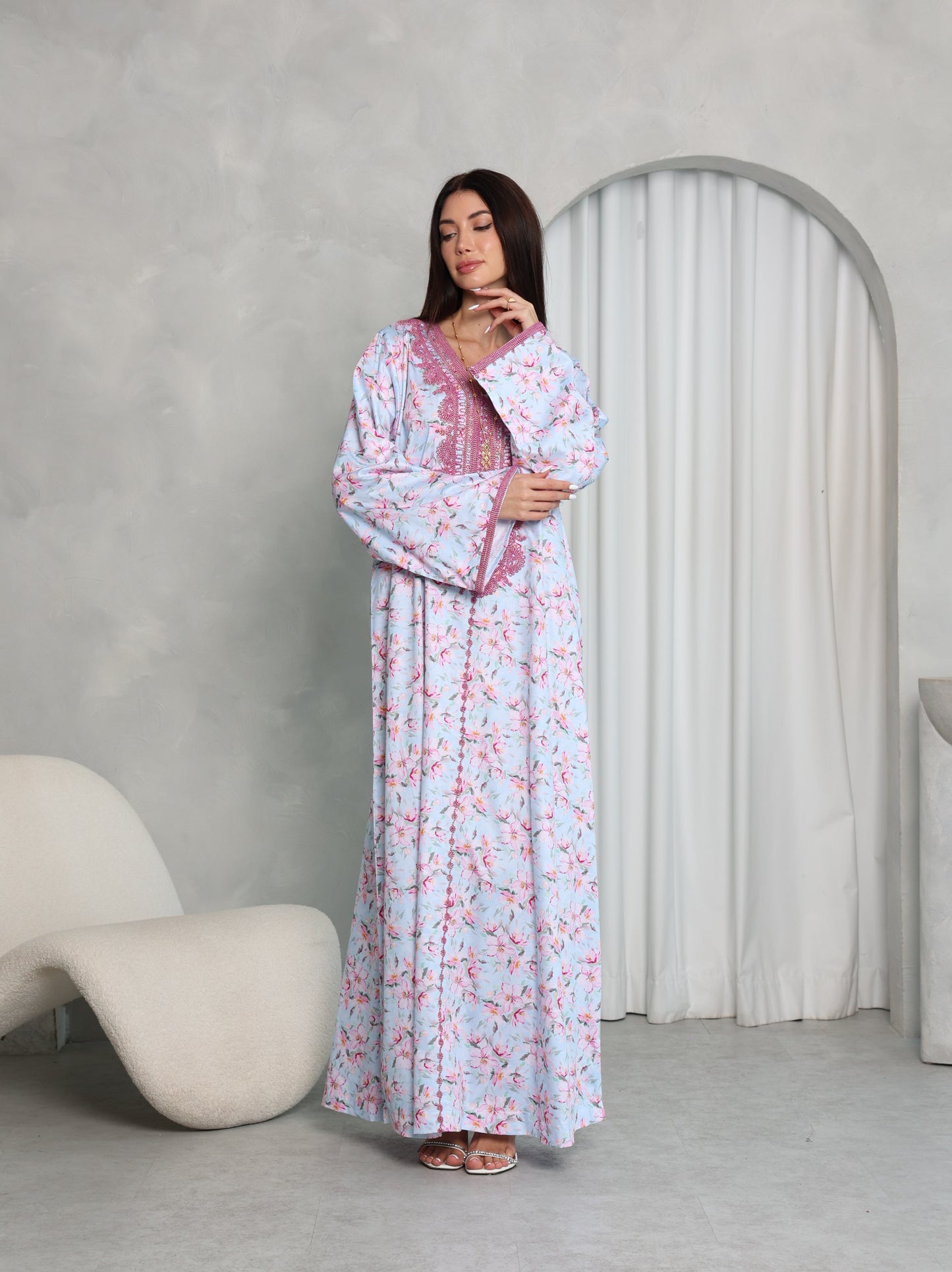 Sky Blossom Kaftan