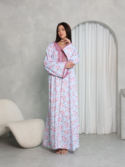 Sky Blossom Kaftan