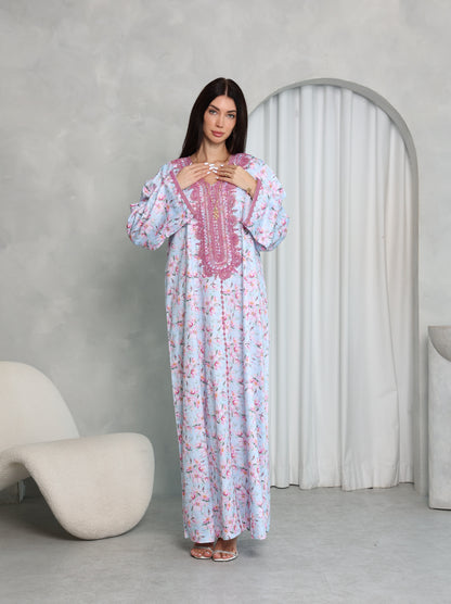 Sky Blossom Kaftan