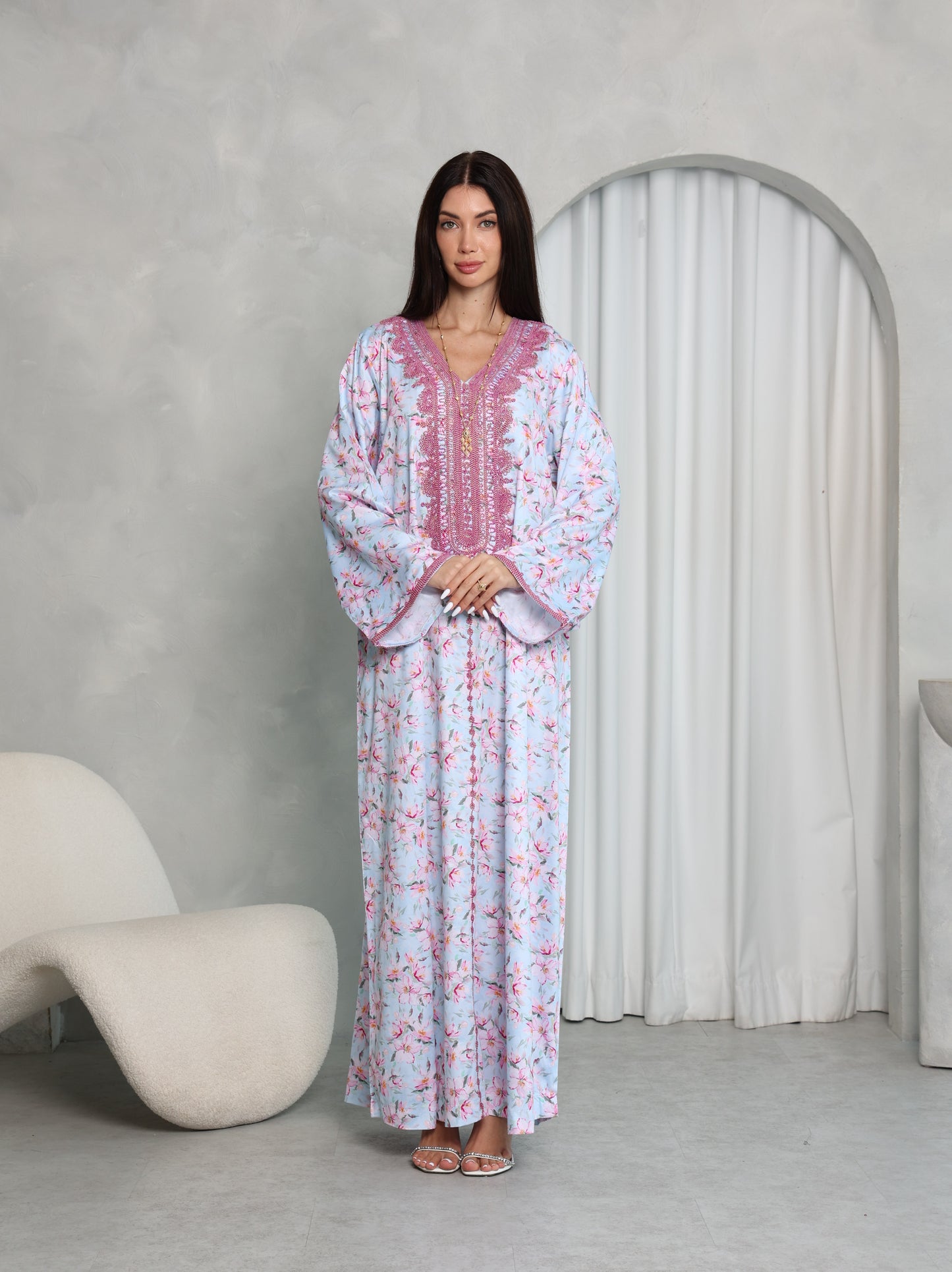 Sky Blossom Kaftan