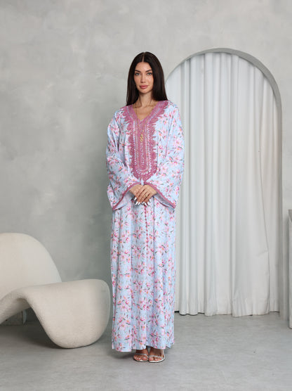 Sky Blossom Kaftan