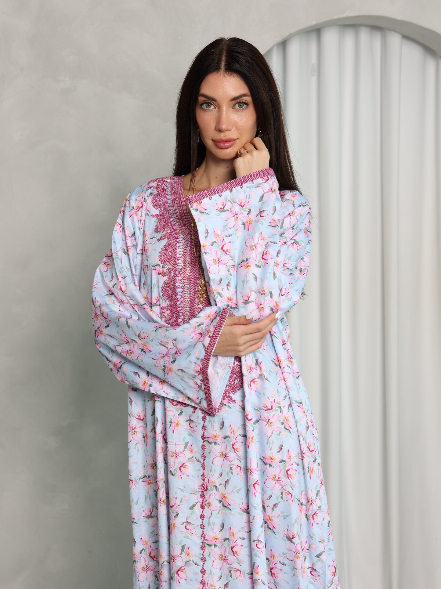 Sky Blossom Kaftan