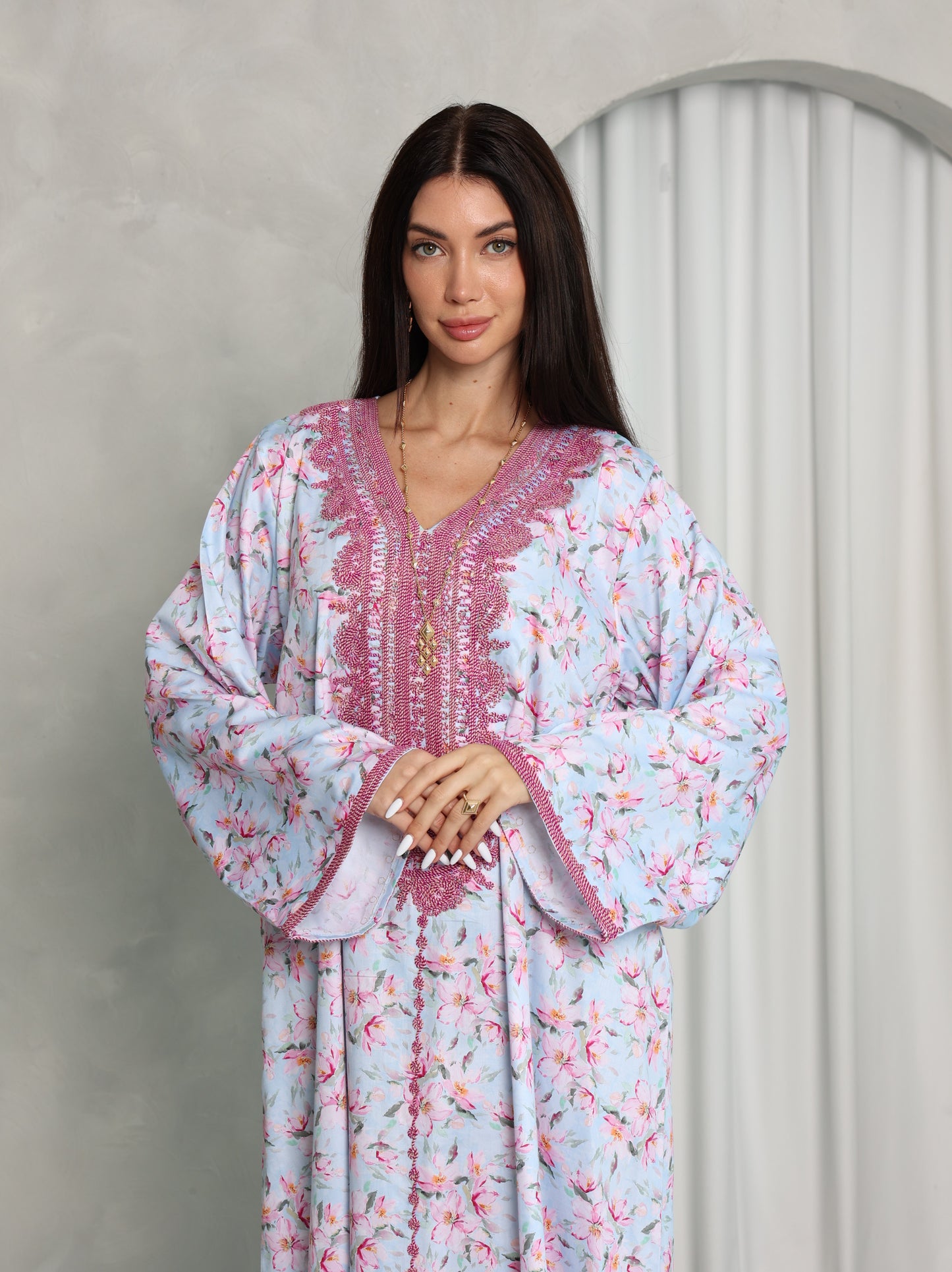 Sky Blossom Kaftan