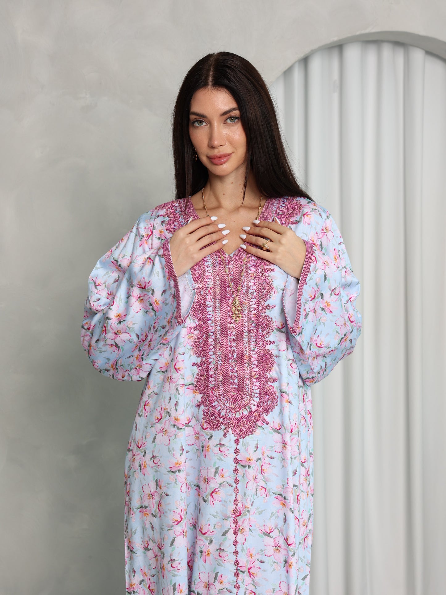 Sky Blossom Kaftan